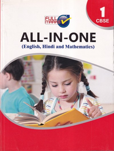 ALL IN ONE Class 1st CBSE - English, Hindi and Mathematics - - Full Marks
