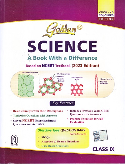 GOLDEN SCIENCE (A BOOK WITH A DIFFERENCE) NCERT CLASS 9th | NEW AGE