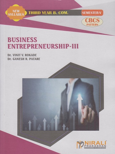 BUSINESS ENTREPRENEURSHIP-3 (Third Year TYBCom Semester 5)