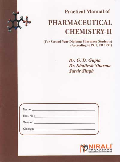 PRACTICAL MANUAL OF PHARMACEUTICAL CHEMISTRY II