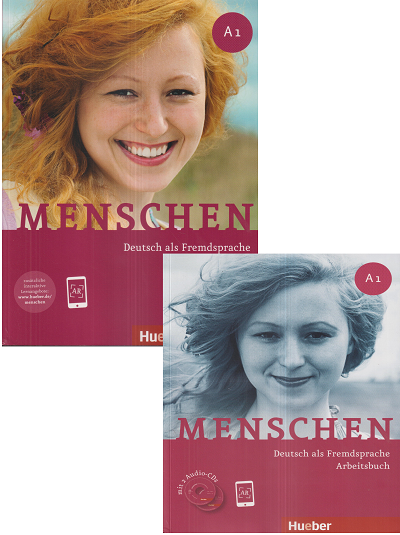 MENSCHEN A1 (Set of 2 Books) DEUTSCH ALS FREMDSPRACHE KURSBUCH & ARBEITSBUCH | HUEBER | Langers