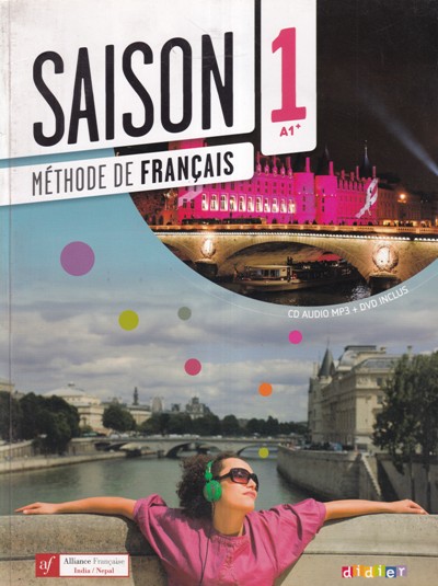 Set of 2 Books - SAISON A1 METHODE DE FRANCAIS and CAHIER D'ACTIVITES | GOYAL SAAB