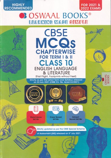 CBSE MCQS CHAPTERWISE FOR TERM I AND II CLASS 10 ENGLISH LANGUAGE AND LITERATURE | OSWAL